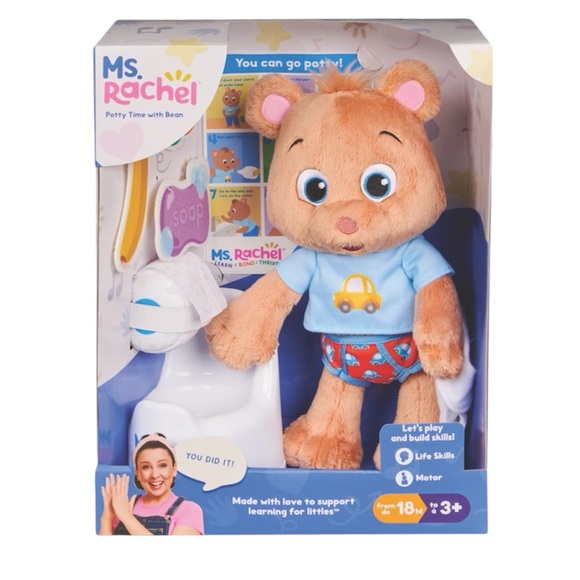 New! Ms. Rachel Potty Time with Bean - Picture 1 of 16